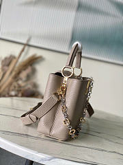 Louis Vuitton LV Grey Capucines BB 27x18x9cm - 6