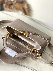Louis Vuitton LV Grey Capucines BB 27x18x9cm - 4