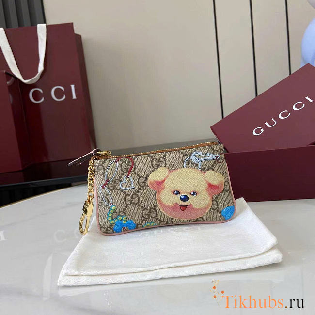 Gucci Heart-shaped Keychain 12.5x7x1.5cm - 1