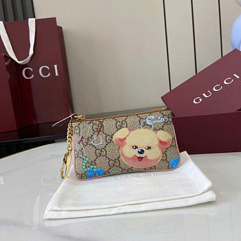 Gucci Heart-shaped Keychain 12.5x7x1.5cm