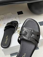 Dior D-Club Sandal Black calfskin Slides - 5