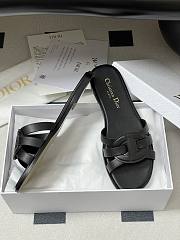 Dior D-Club Sandal Black calfskin Slides - 4