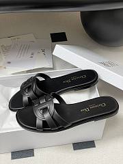 Dior D-Club Sandal Black calfskin Slides - 2