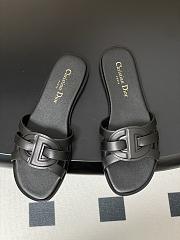 Dior D-Club Sandal Black calfskin Slides - 3