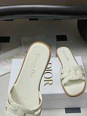 Dior D-Club Sandal White calfskin Slides - 5