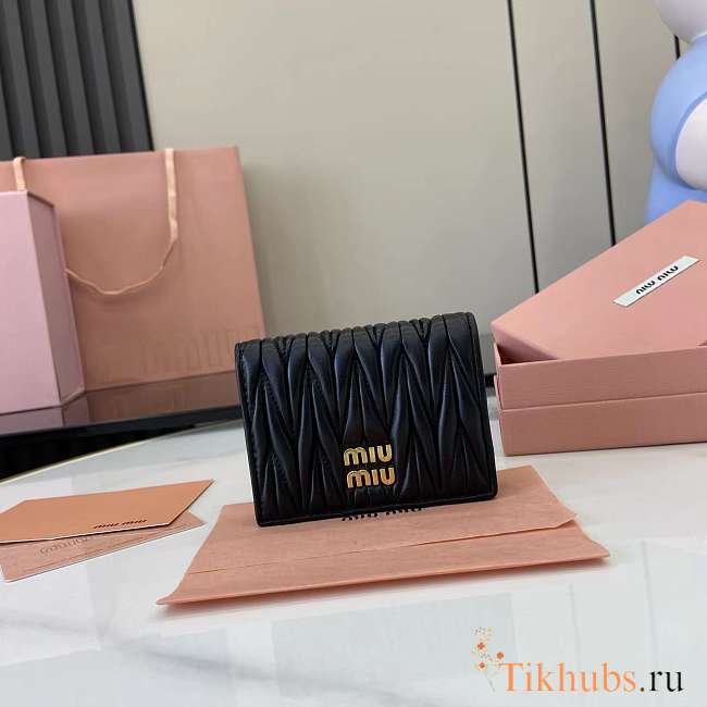 Miu Miu Wallet Black 11.5x8cm - 1