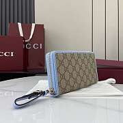 Gucci Wallet Beige Blue 19x10x2.5cm - 4