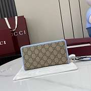 Gucci Wallet Beige Blue 19x10x2.5cm - 2