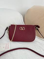 Valentino Garavani Mini VLogo Red Crossbody Bag 20.5x10.5x5cm - 1