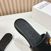 Loewe Pebble Slide Soft Calfskin Black - 5
