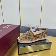 Gucci Women's Espadrille Horsebit Flat - 5