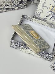 Dior 30 Montaigne Card Holder 10x7.5x0.5cm - 4