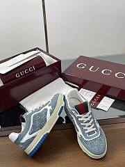 Gucci Women's Re-Web sneaker Blue Denim - 4