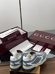 Gucci Women's Re-Web sneaker Blue Denim - 2