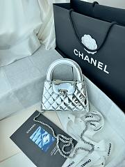 Chanel Mini Kelly Silver 13x19x7cm - 1