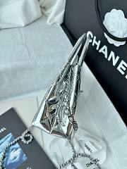 Chanel Mini Kelly Silver 13x19x7cm - 6