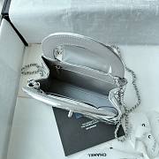 Chanel Mini Kelly Silver 13x19x7cm - 4