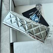 Chanel Mini Kelly Silver 13x19x7cm - 3