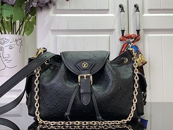 Louis Vuitton LV Odyssée Bag Black 27x17x12cm