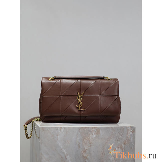 YSL Small Jamie 4.3 Shoulder Bag Brown 25x15x7.5cm - 1