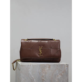 YSL Small Jamie 4.3 Shoulder Bag Brown 25x15x7.5cm