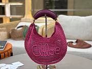 Chloe Summer Banana Bag Fuchsia Pink 36x21.5x2cm - 1