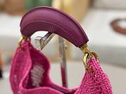 Chloe Summer Banana Bag Fuchsia Pink 36x21.5x2cm - 5