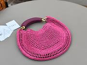 Chloe Summer Banana Bag Fuchsia Pink 36x21.5x2cm - 3