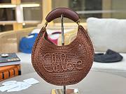 Chloe Summer Banana Bag Brown 36x21.5x2cm - 1