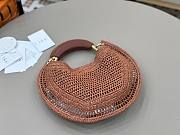Chloe Summer Banana Bag Brown 36x21.5x2cm - 4