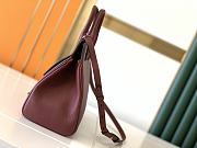 Salvatore Ferragamo Burgundy Shoulder Tote Bag 29x25x14.5cm - 2