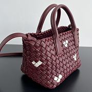 Bottega Veneta Mini Cabat Heart Tote Bag 20x15x12cm - 5