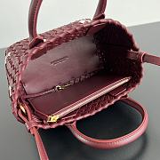 Bottega Veneta Mini Cabat Heart Tote Bag 20x15x12cm - 4