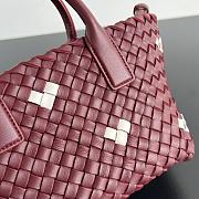 Bottega Veneta Mini Cabat Heart Tote Bag 20x15x12cm - 3