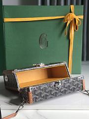 Goyard Cassette Trunk Bag Brown 15x6.5x21cm - 4