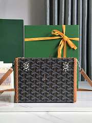 Goyard Cassette Trunk Bag Brown 15x6.5x21cm - 3
