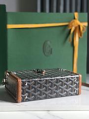 Goyard Cassette Trunk Bag Brown 15x6.5x21cm - 2