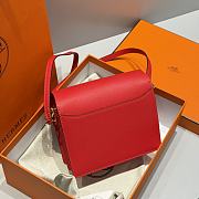 Hermes Roulis Red Gold 18x6x15.5cm - 5