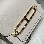 Hermes Roulis White Gold 18x6x15.5cm - 4