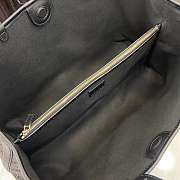 Gucci GG Emblem Medium Black Tote Bag 38x25x15cm - 2