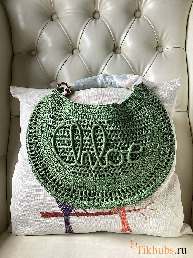 Chloe Summer Banana Bag Green 36x21.5x2cm - 1