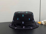 Louis Vuitton LV Blason Denim Reversible Bucket Hat - 1