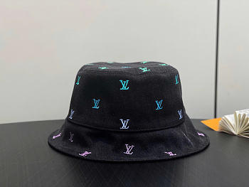 Louis Vuitton LV Blason Denim Reversible Bucket Hat