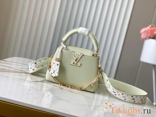Louis Vuitton LV x TM Capucines Green 21x14x8cm - 1