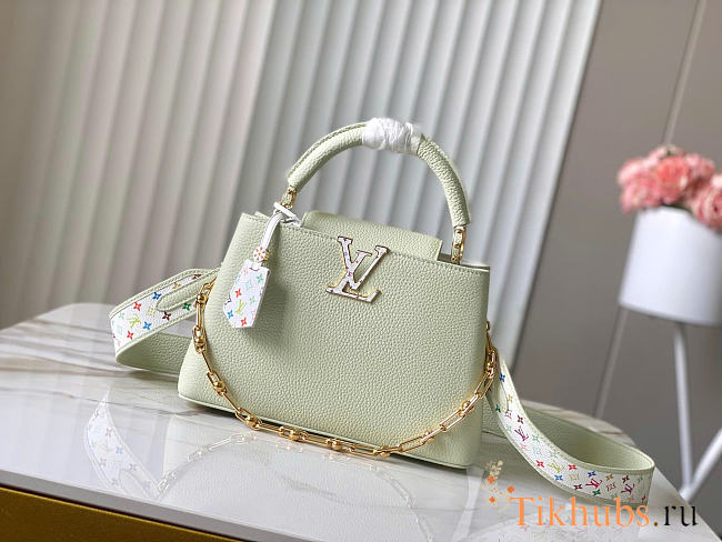 Louis Vuitton LV x TM Capucines BB Green 27x17.3x9cm - 1