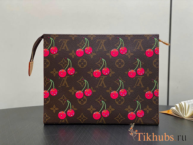 Louis Vuitton LV x TM Toiletry Pouch Cherry 20x25x5.5cm - 1