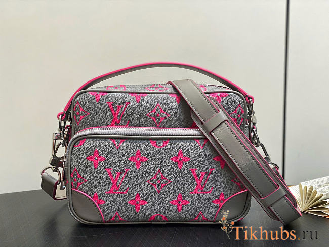 Louis Vuitton LV Nil Monogram Gray Pink 25x17.5x11cm - 1