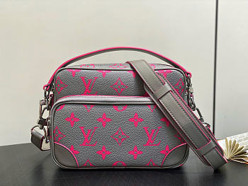 Louis Vuitton LV Nil Monogram Gray Pink 25x17.5x11cm