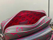 Louis Vuitton LV Nil Monogram Gray Pink 25x17.5x11cm - 3