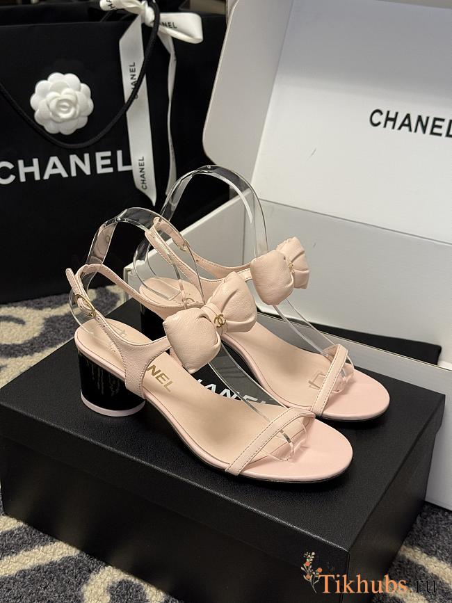 Chanel Light Pink Sandal 5.5cm - 1